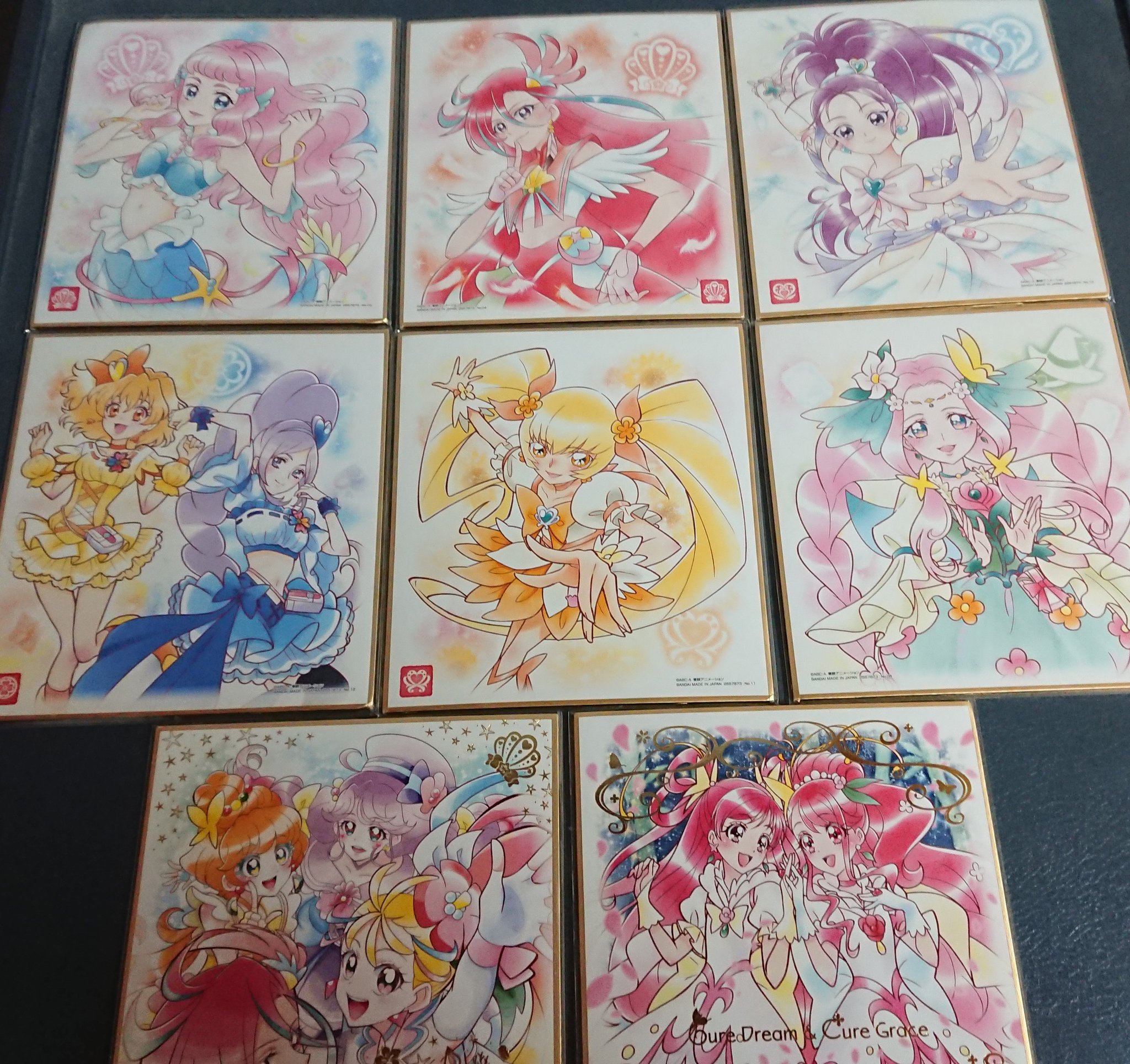 ティセラ プリキュア色紙art4開封結果 ローラ フラミンゴ イーグレット ベリー パイン サンシャイン フェリーチェ トロプリ勢4人組集合 ドリーム グレース ドリームキュアグレース 中々いい結果になったので満足です T Co Sqyoucvwmq