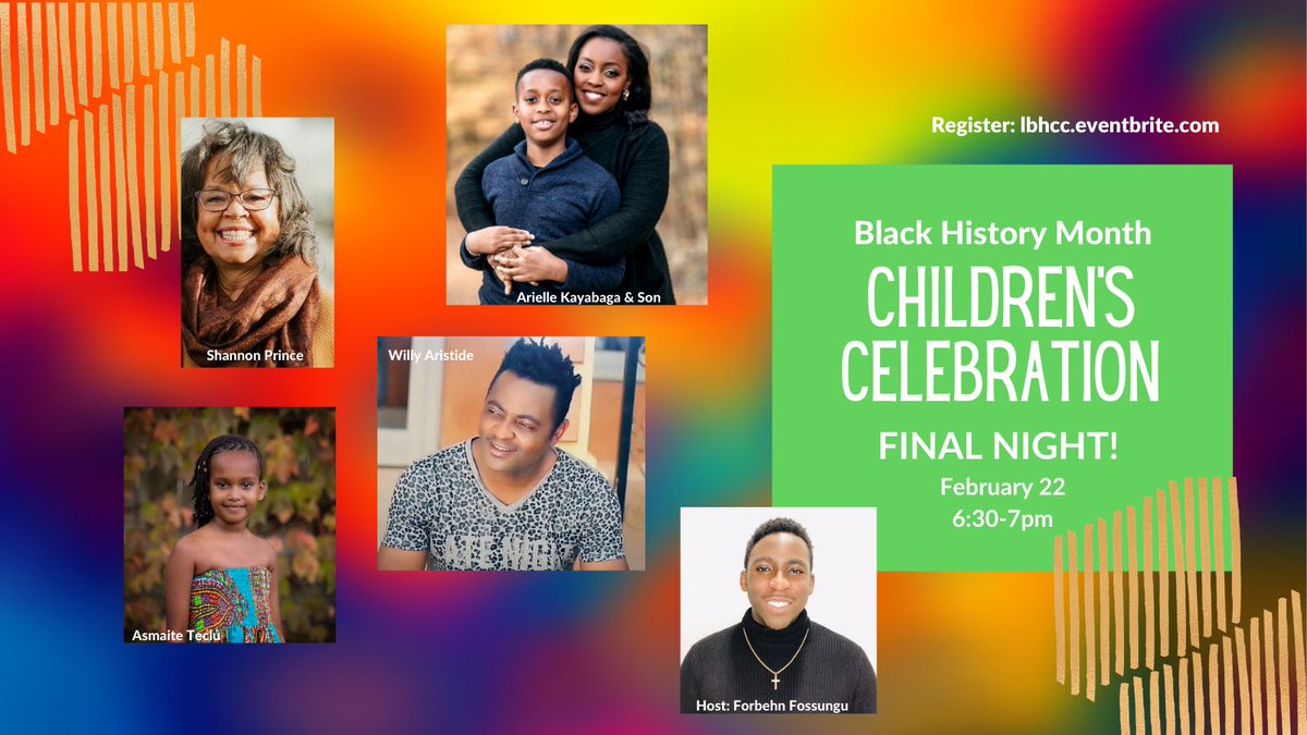 londonlibrary's tweet photo. TONIGHT we present our final #BlackHistoryMonth  Children's Celebration featuring Shannon Prince, Asmaite Teclu, @KayabagaArielle &amp; son, Willy Aristide and host Forbehn Fossungu.

Join us, #LdnOnt! 

Register for the link: https://t.co/ki3S5gA76f https://t.co/BtmbEtfvZu