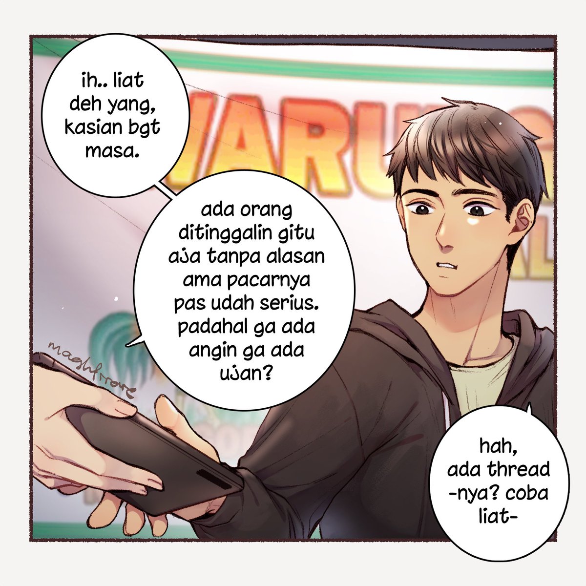 maghfirare's tweet photo. Awal mula sebuah thread #magfcomic (1/2) https://t.co/j7UpvYN1Kw