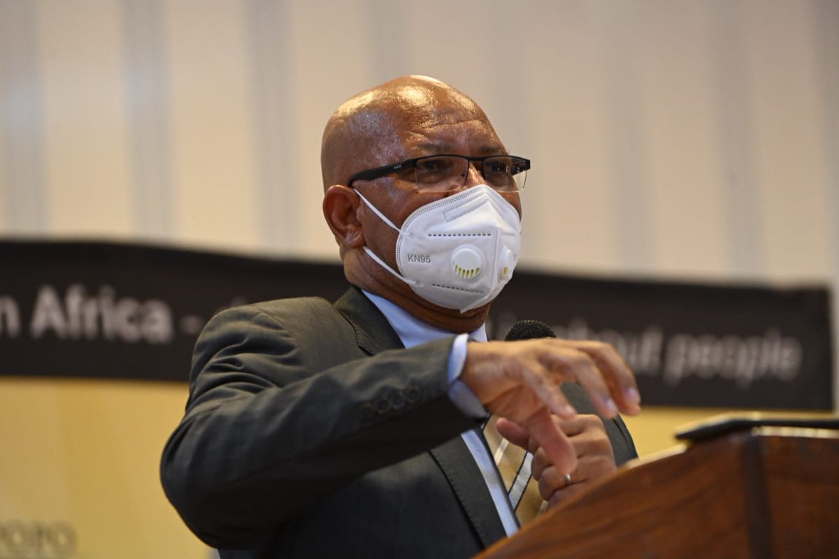 Limpopo Premier, Mr Chupu Stanley Mathabatha monitoring re-opening of schools as part of Back to School Campaign at Mbilwi Secondary School, Vhembe District. He will continue to monitor other schools in and around the Vhembe District.