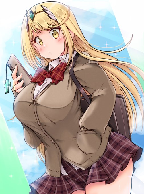 【イヤサキ高校2年A組 ヒカリ】
アーケディア女学院から編入
ホムラとは編入前から親友
クールなツンデレポジ(多分)
#ゼノブレイド2 