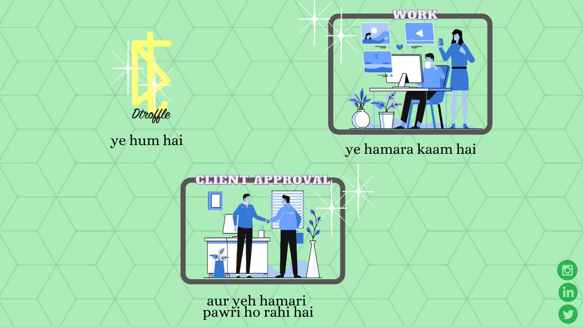Dtroffle's tweet photo. A happy client = pawri.

When following trends is literally your job- Dtroffle Zindigi.

#PawriHoRaiHai #meme #happyclient #DigitalMarketing #Trending #dtroffle https://t.co/C66oTNRdPX