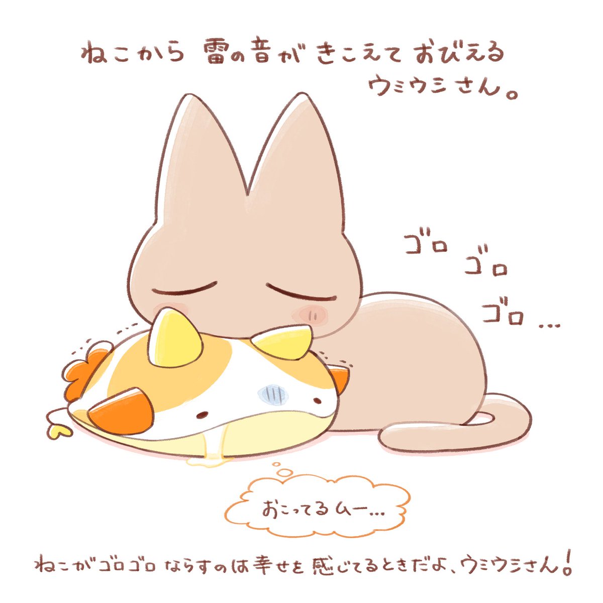 ট ইট র かわいそかわいい ウミウシさん 猫の日 ねこの日 ネコには怖い思い出があるムゥ 1日1ウミウシさん ウミウシさんと生活 ウミウシさん