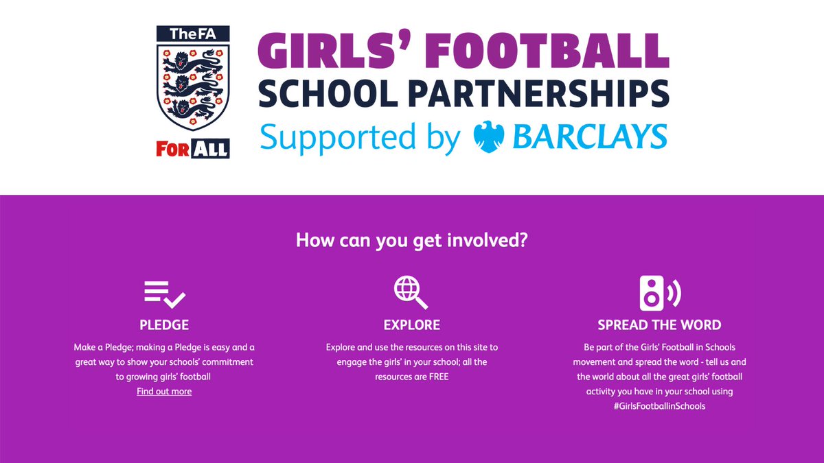 SolihullNorth's tweet photo. Why not join 71% of North Solihull School who are currently regsitered on the https://t.co/XTPpD0KnZ8 website?

Register and pledge your support for girls equal access to football by 2024 on the #GirlsFootballInSchools website to show your commitment https://t.co/XTPpD0KnZ8 https://t.co/vp5NYjCW3K