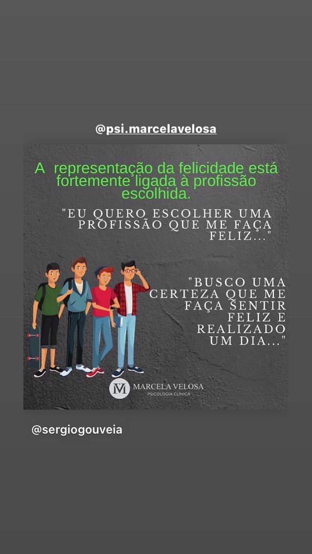 Como fazer uma boa escolha profissional.
Acompanhe este perfil no instagram para receber dicas e orientações de uma expert no assunto. instagram.com/p/CLhP4FyBfc6/…