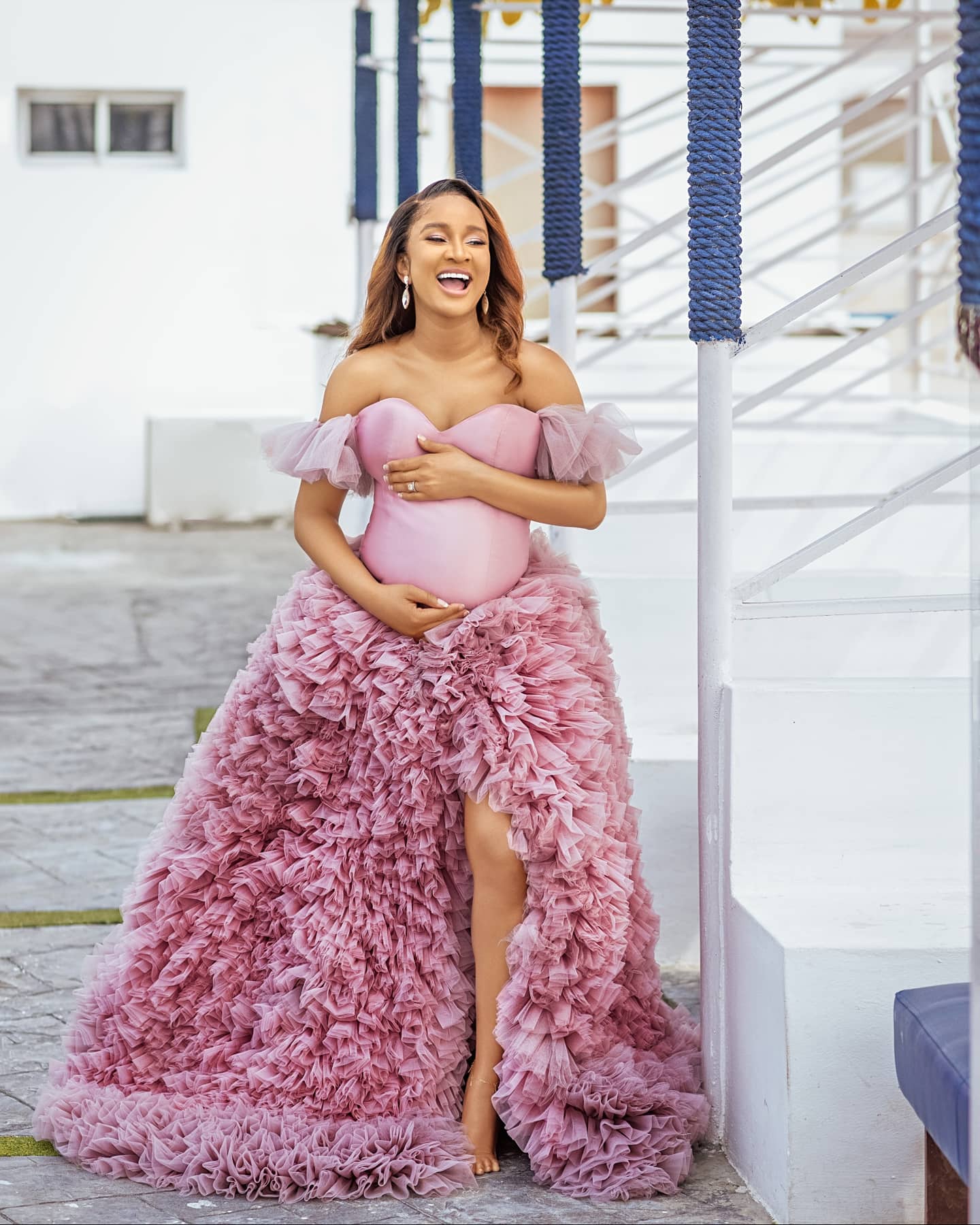 Adesua and Bank W welcomes a baby boy