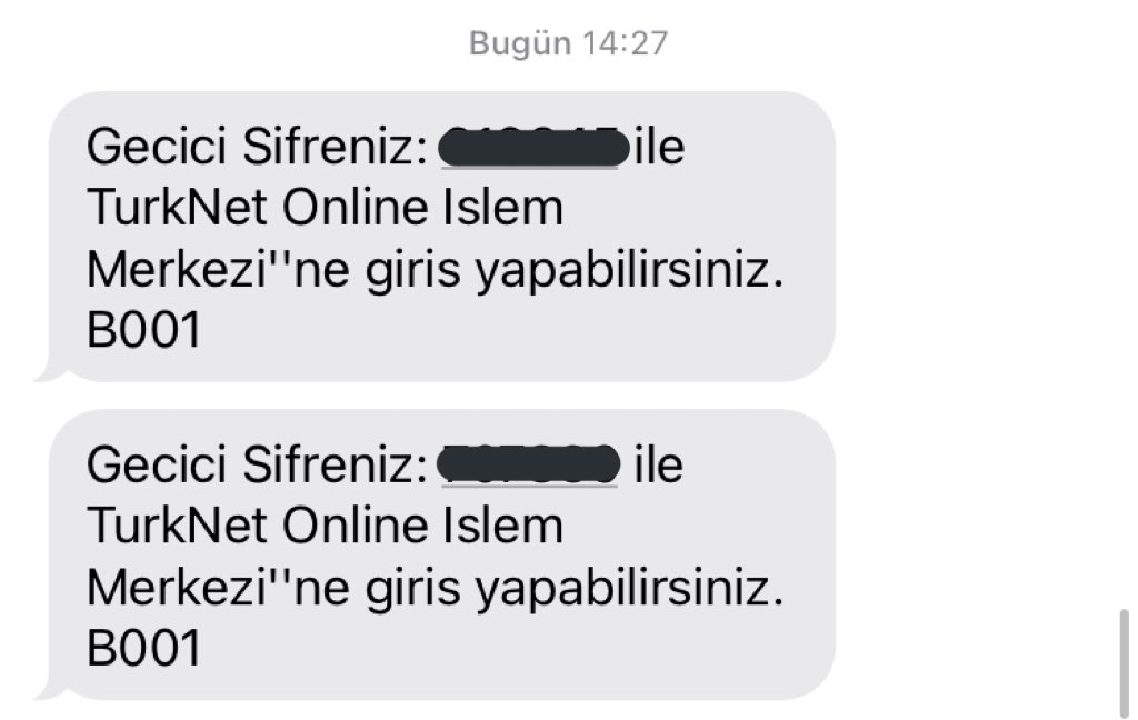 yali301's tweet photo. @TurkNetDestek bugün 02129290523 nolu telden arandım. Tarifem ödediğim ücret bilgilerini verip 6. Porttan hizmet aldığımı 24 ay taahhütle 1. Porta ve daha düşük ücrete @TurkTelekom a geçirmeyi teklif ettiler. Kabul etmedim ama sonrasında Turknetten 2 kez geçici şifre geldi. ++ https://t.co/fBuo1hhp3S