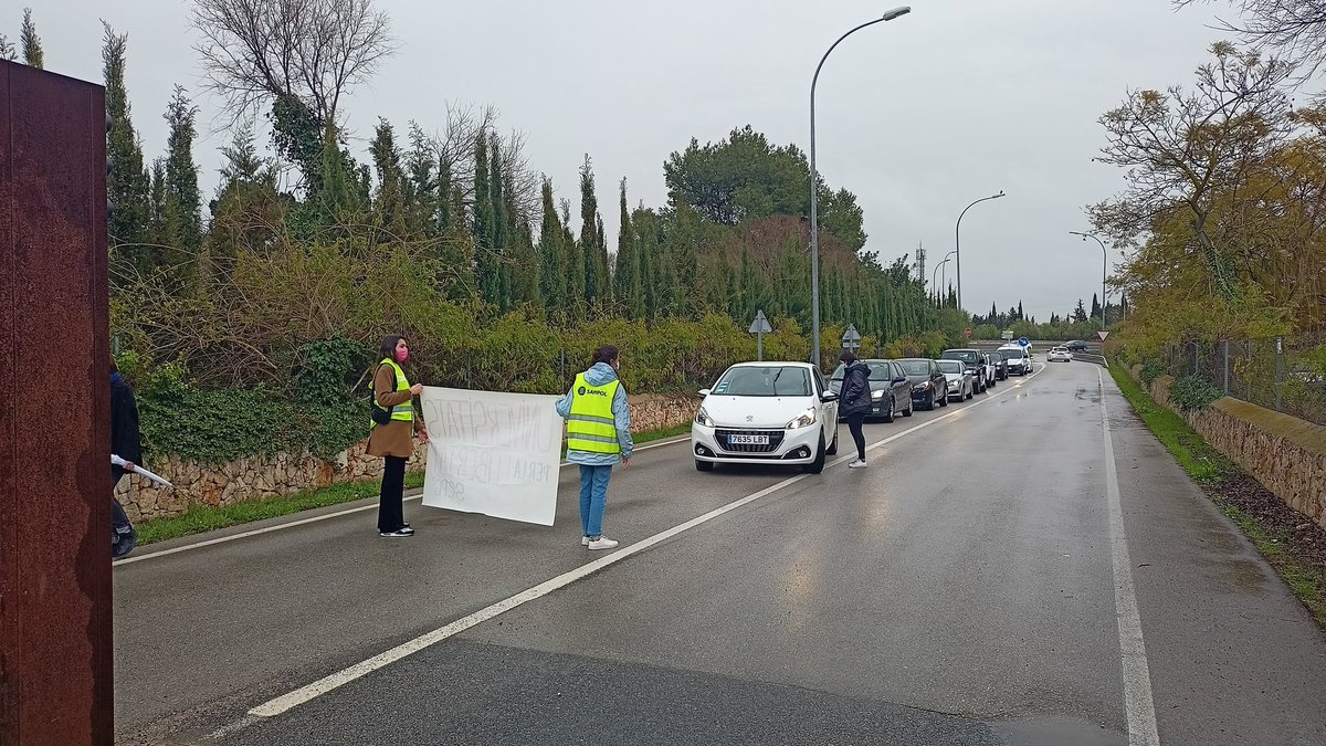 SEPC_nacional's tweet photo. 🔴⛓ #Repressió || Les estudiants a #Mallorca seguim en vaga. Per reivindicar la llibertat d'expressió, l'amnistia per a @LlibertatHasel i la resta de perses i exiliades. https://t.co/N4g026wcCA
