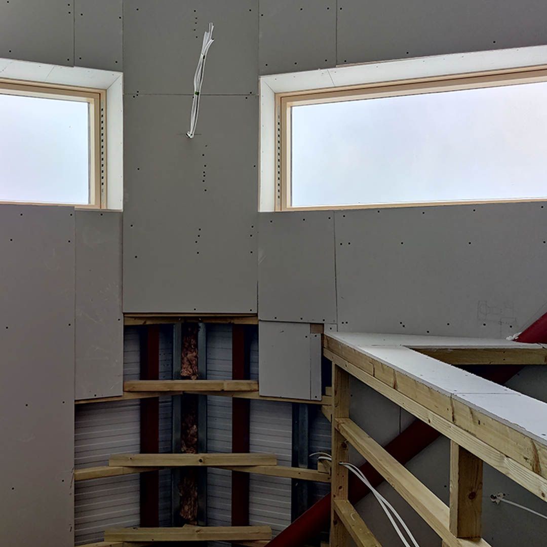 BlinkArch's tweet photo. Delighted to share some pictures of the extension works to the fantastic Whitstable Bay Vets. First fix electrics, Screeding, and Plastering all underway! https://t.co/HGQfzgJIkp