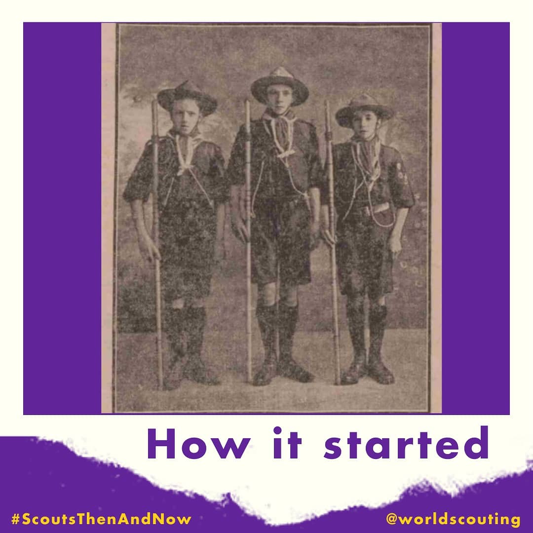 11thFife's tweet photo. Happy Founders Day
A great time to look back at our history in Scouting, enjoy our current adventures &amp; look forward to new ones. 
#happyfoundersday #foundersday #ScoutsThenAndNow #HowItStarted #HowItsGoing #scouts #beavers #cubs #explorers #History
@worldscouting @ScoutsScotland https://t.co/s5BMt5UhyO