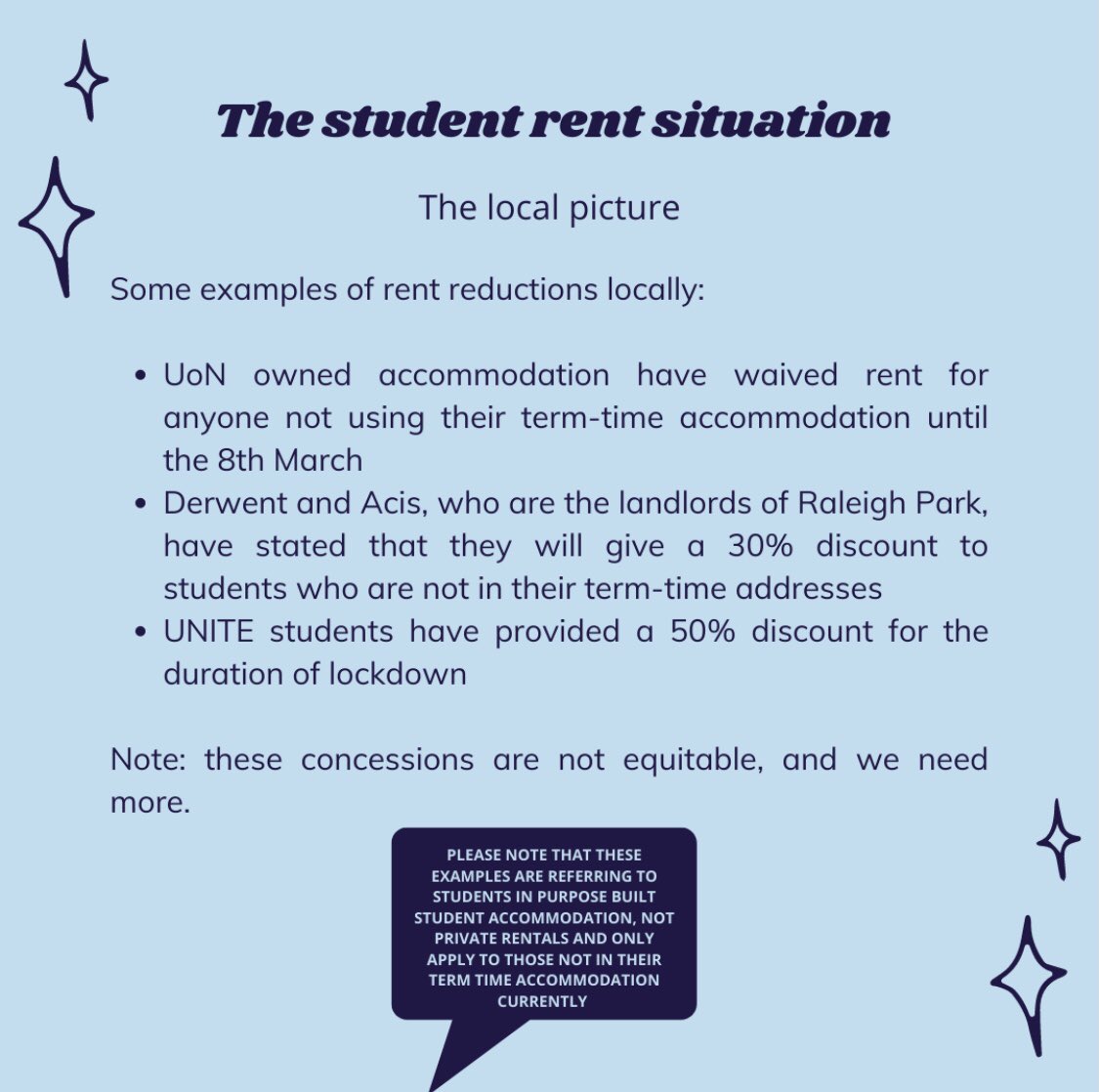 Here’s an overview of the rent situation that is currently impacting students up and down the country. The Government must do more to support students during the COVID-19 pandemic (1/2)