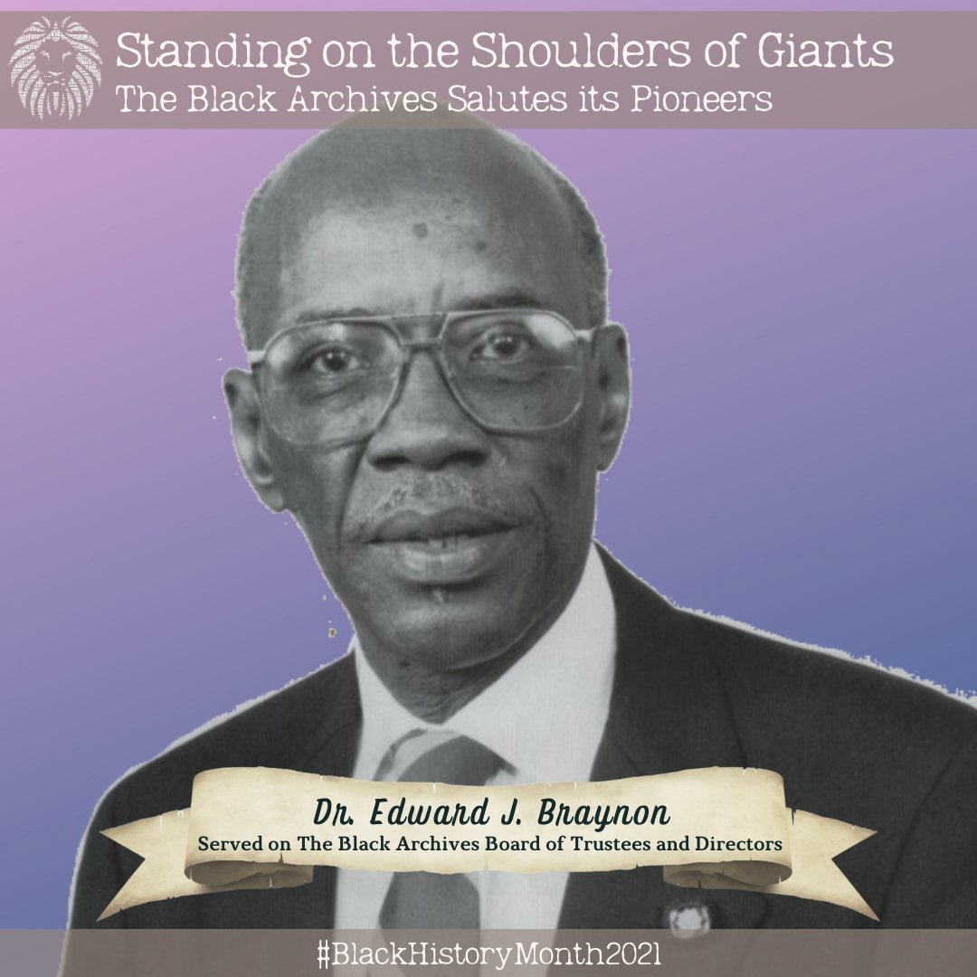 Celebrating Black Archives Pioneers🖤
#BHM2021 #BlackHistoryIsAmericanHistory #BlackArchives365 #BlackHistory365