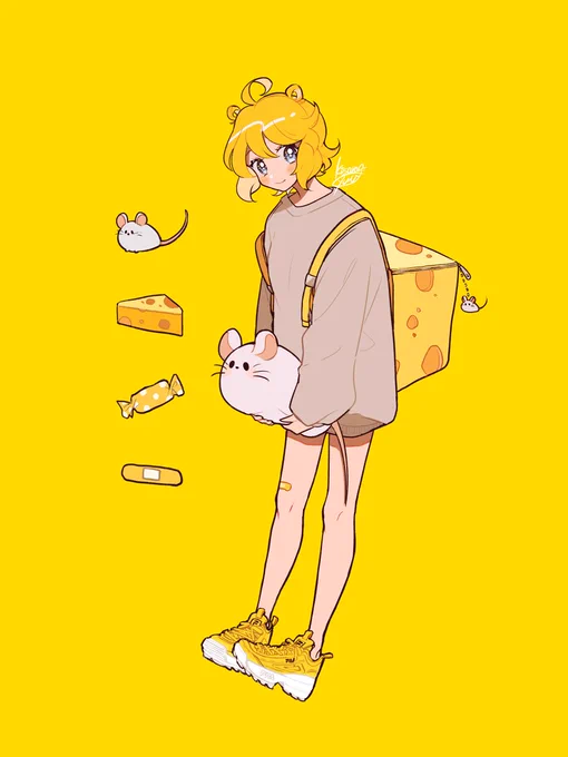 ねずみの日でもあるらしい?
#創作 