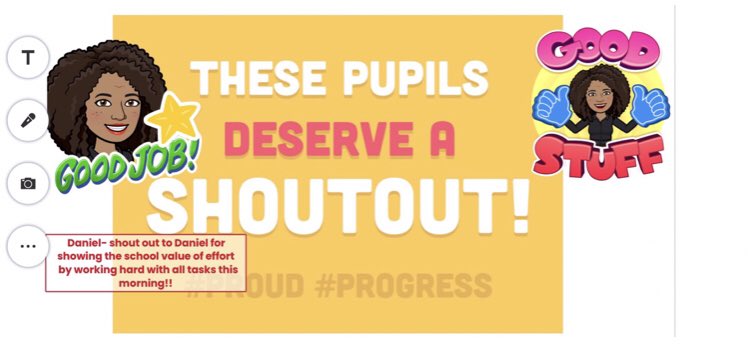MissTysontweets's tweet photo. We have started using our recognition board which we normally use in class to shout out pupils for going over and above. Our school value focus this week is effort and school rule focus is ‘ be ready’ well done to Daniel for getting the first shout out 😀👏🏽 @BarmullochP https://t.co/DE1spUWu5u