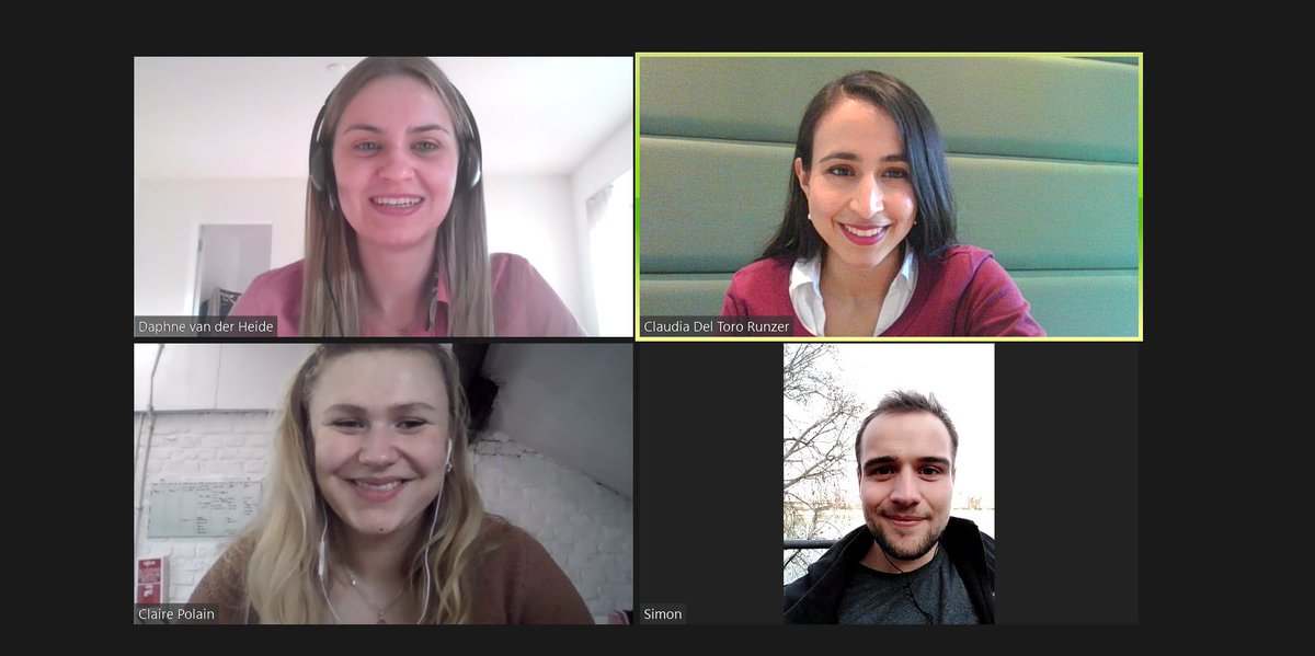 Last week, some of the talented #YoungResearchers in the #cmRNAbone project got together virtually for the first time. 

A great way to get to know each other during #COVID19 and still exchange ideas!
