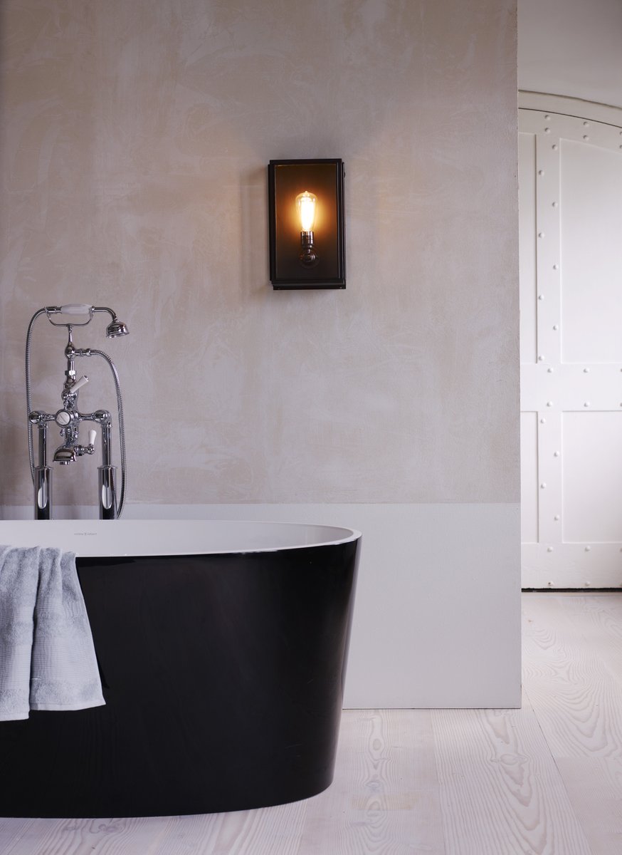 Originalbtc's tweet image. An image from our first ever Davey Lighting photoshoot, 2012. Our brief was clean and classic. That this bathroom looks so fresh 9 years later is testament to Davey’s timeless aesthetic. 

originalbtc.com 

#DaveyLighting #heritage #british #lighting #manufacturer