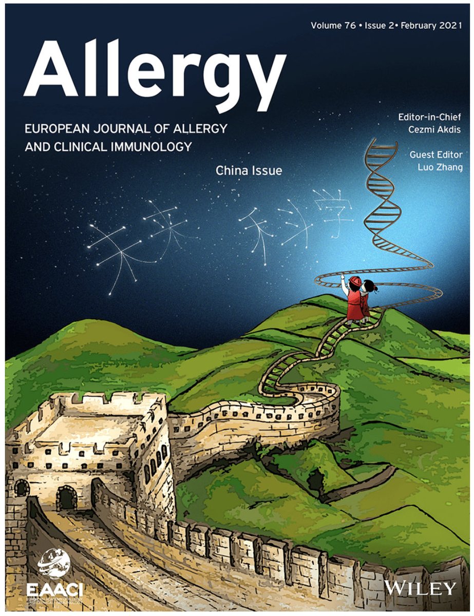 Very happy about this month’s cover and China Issue.
The cover image depicts the Great Wall of China connected to a DNA helix directed towards the sky, inspired by the famous quote by Confucius - ‘Study the past if you would define the future’ (告往知来) #allergy