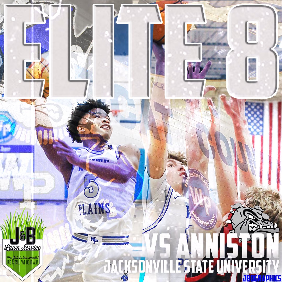 ⚪️⚪️⚪️ELITE 8⚪️⚪️⚪️
⚪️WHITE OUT AT JSU!!⚪️

Brought to you by J&amp;B Lawn Service