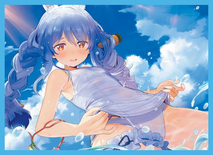 サンクリ 新作情報
「ぺこら」のスリーブとプレイマットになります。イラストはセイクオ様(@Seic_Oh)になります! 