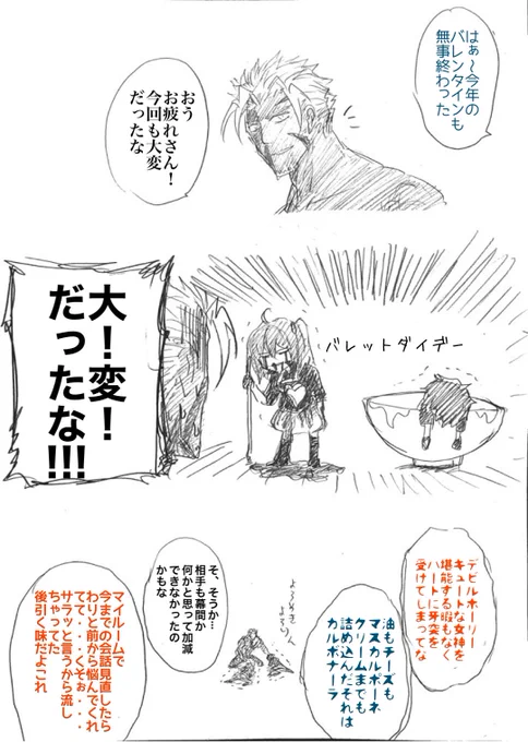 ふう···無事バレンタインおわた··· 