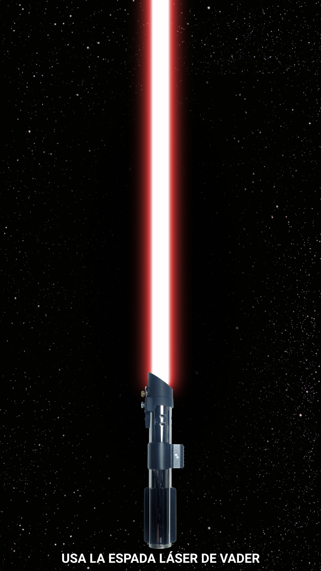 Star Wars España on X: Haz tap para usar la espada láser de Darth Vader.   / X