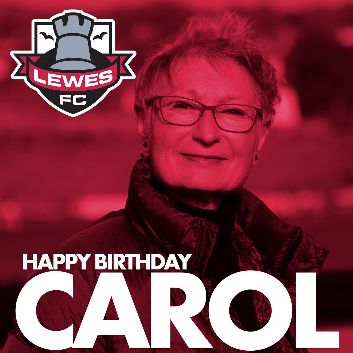 Everyone at Lewes U18s would like to wish one of our most loyal Fans Carol <a href="/XmasSong101/">Carol Joy</a> a very happy birthday 🔴⚫️🔴🎂