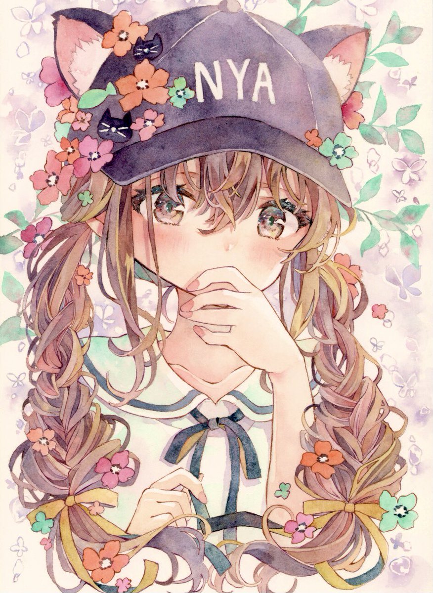 猫の日 優子鈴 ゆこりん 新刊booth 透明水彩のイラスト