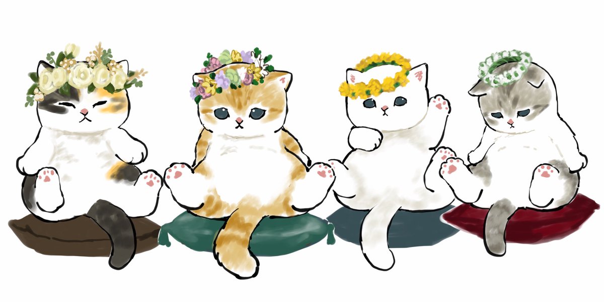 「#猫の日 

主役? 」|ぢゅの🐈のイラスト