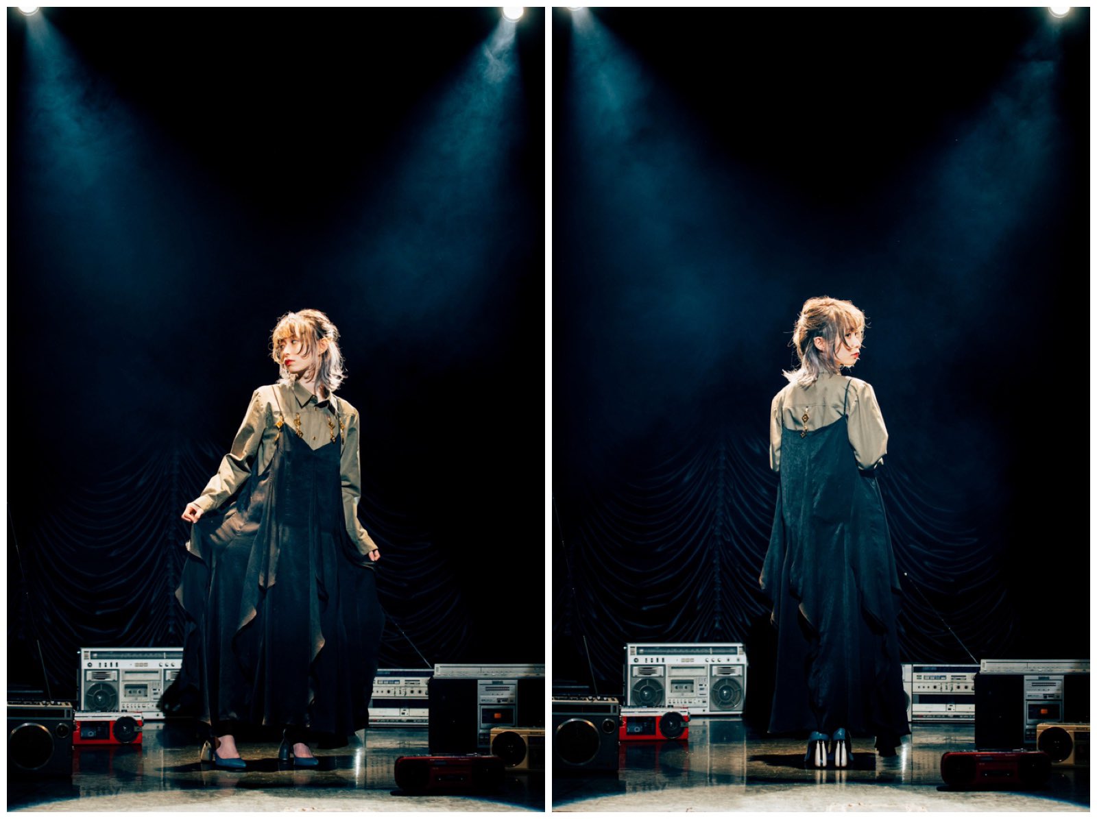 ha｜za｜ma＊さんざめくキャミソールワンピース