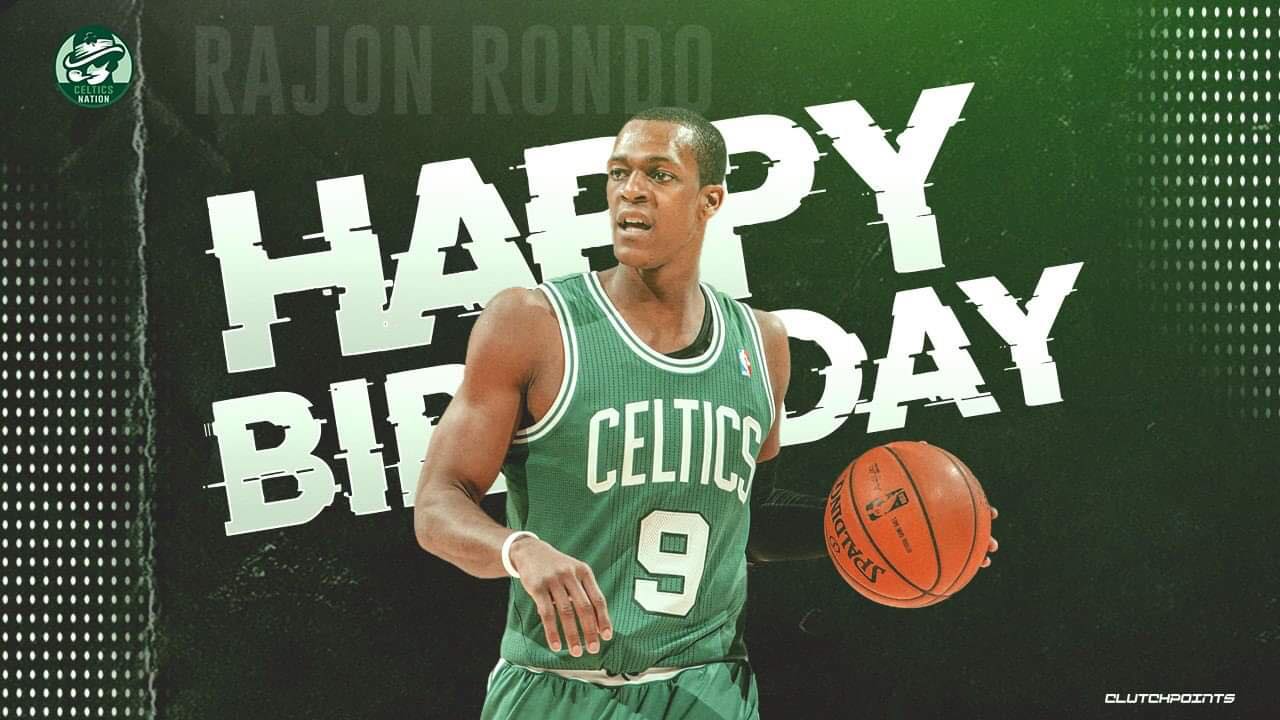 Join Celtics Nation in wishing 2x NBA Champion, and 4x All-Star, Rajon Rondo, a happy 35th birthday!  