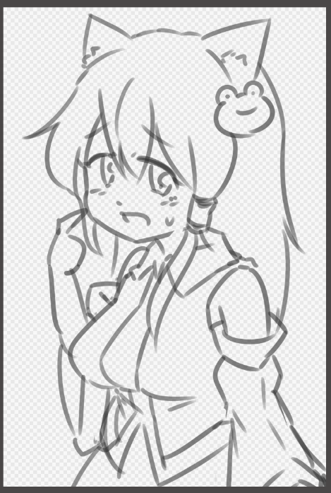 ラフで一日が終わっちゃった… 