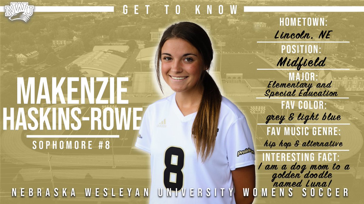 NWUWSoccer's tweet photo. Get to know Makenzie! 🤘🐺 https://t.co/OLvTfNlDyp