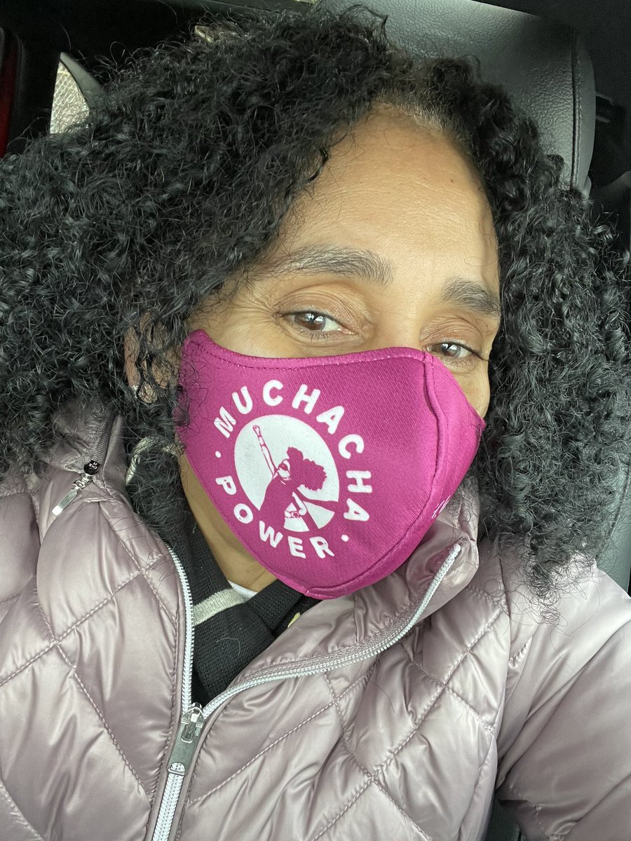 marializardo's tweet photo. Ready to take on the world with my @Muchacha_Power mask π· #muchachapower #bold #brave #fuerte πͺπ½ @cynthia191208 Thank you ππ½ https://t.co/qyjYjWmfOy