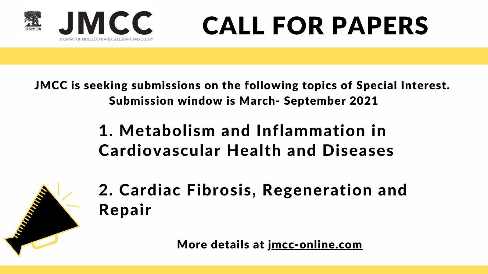 Journal of Molecular and Cellular Cardiology on X: Join the next