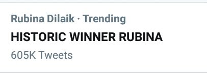 RubiDilaikOFC's tweet photo. Congrats, We crossed 600k for
HISTORIC WINNER RUBINA 
keep using it in ur tweets.
@RubiDilaik https://t.co/DAwOVG1kb4