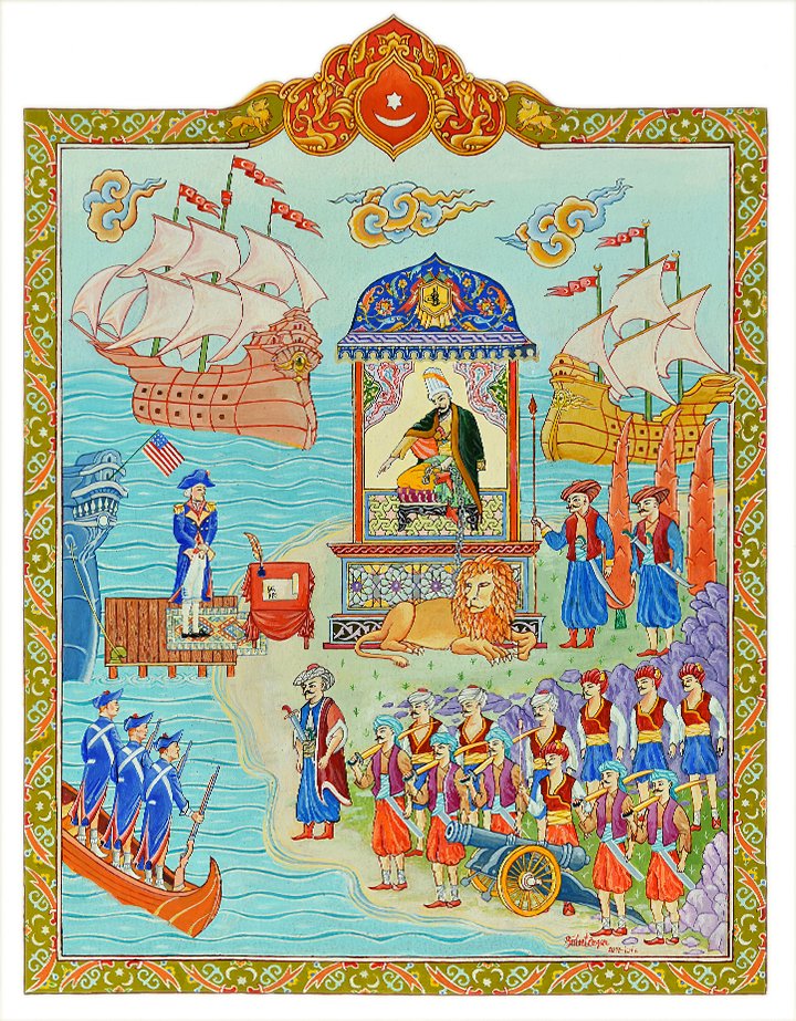 Amerika'yı vergiye bağlayan Cezayirli Gazi Hasan Paşa.