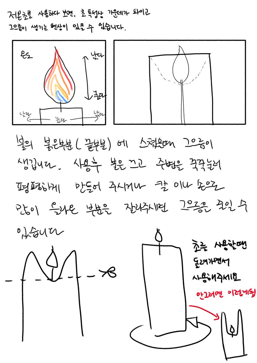 📣저온초를 쓸때 자꾸 그으름이 생겨요 🤔