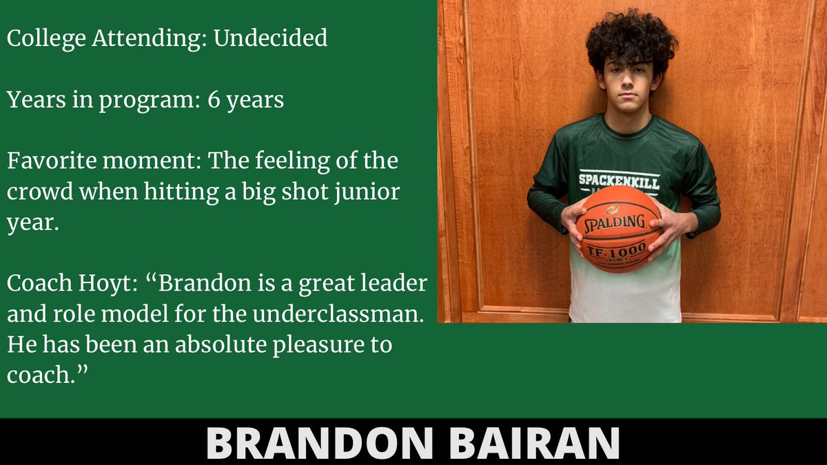 SpackSports's tweet photo. WINTER SPORTS 
SENIOR SPOTLIGHT: 
Over the next few weeks, we'll be celebrating our talented senior-athletes from the Winter 2021 season. https://t.co/cOfiG9MOlH