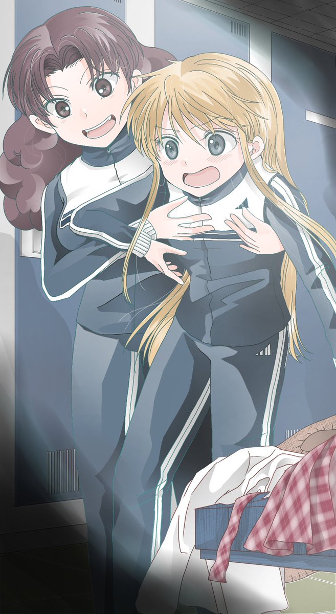 手描きイラスト 更衣室の女子 超美品再入荷品質至上