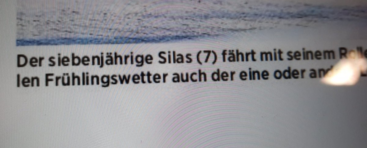 Weiß man eventuell, wie alt das Kind ist?!