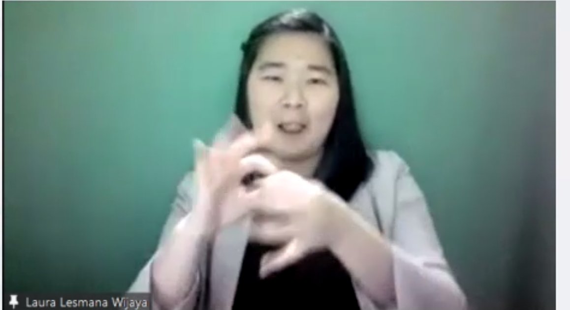 WFDeaf_org's tweet image. Laura Lesmana Wijaya &quot;Now, anything to do with sign language and teaching sign language must involve deaf people.  It is because it is our first language; we know the insides and out in the lived experience of being a signer. &quot; 
#WFD70 #SignLanguageInterpretation
