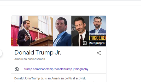 anglescott's tweet image. I never realized how much Donald Trump Jr. looks like @jimmykimmel @JimmyKimmelLive