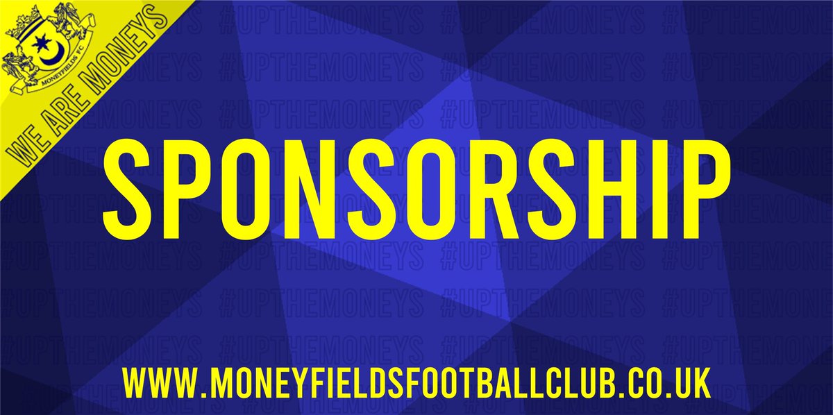 Sponsorship: We are pleased to be offering low-cost sponsorship packages ahead of the 2021/22 season. Deals are available for anyone who purchases a sponsorship package before May 1 Prices start from £10 All details are on the link below 👇 moneyfieldsfootballclub.co.uk/news/2021-22-s… #UpTheMoneys