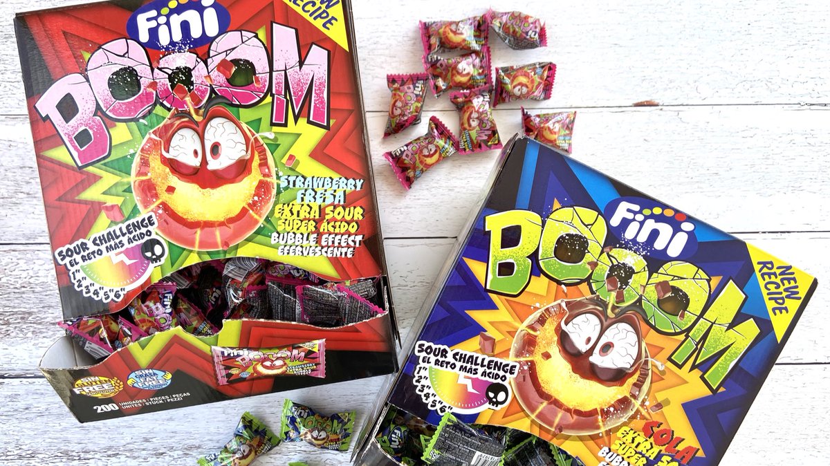 ¿Estás preparado/a para enfrentarte al sabor ultra ácido de los nuevos #FiniBOOOm? 
¡Participa y podrás ganar uno de los 3️⃣ packs con los dos sabores para que nos lo demuestres!
💣 Síguenos.
💣 Haz RT.
¡Mañana diremos quiénes tendréis que hacer el #FiniBOOOmChallenge!