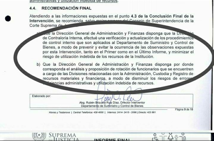 mysoilan's tweet photo. Dicen q, los sumarios en la CSJ siempre son #Pereri. El Dpto⁷ de Suministro retiraba tinta,cinta y tóner d características distintas a las q se utilizan, luego de la intervención recomiendan minimizar el riesgo de utilización indebida de los recursos de la institución😏 https://t.co/sSDhATrMW5