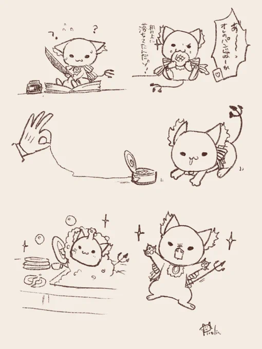 猫の日なのでグリ坊rkgk?‍⬛
「オレ様は猫じゃね〜んだゾ」 