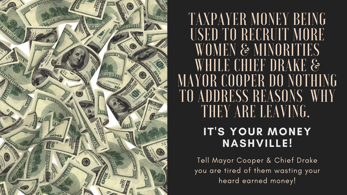silent_no_longe's tweet photo. Massive tax hike and a pandemic, now using #Nashville taxpayer money BEFORE making any changes to keep the officers they have.      Tell them enough is enough.  #ChiefJohnDrake: 615-862-7301 @JohnCooper4Nash: 615-862-6000 @JimShulman3: 615-584-1082 https://t.co/ZePZ2sFgwT