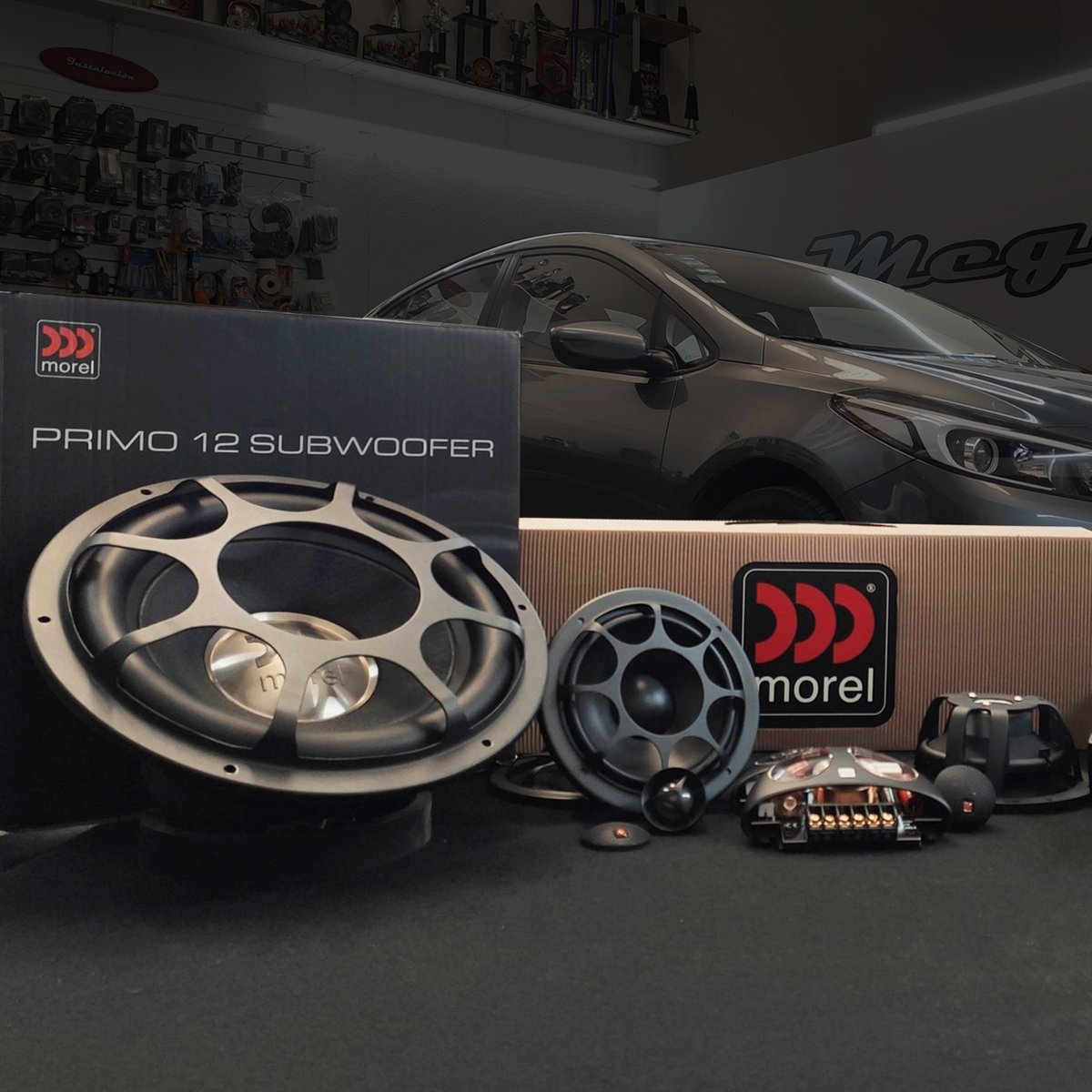 MorelHiFi's tweet photo. This #kia Forte features our Hybrid 602 2-way component system and the Primo 12" subwoofer tucked beautifully in the trunk.
Great install Arturo Silva @Megabass Mexico!
#morelhifi #morelcaraudio #moreluniverse #caraudio #customcaraudio #subwoofers #carinstallation #morelinstall https://t.co/2I7SkfYoJT
