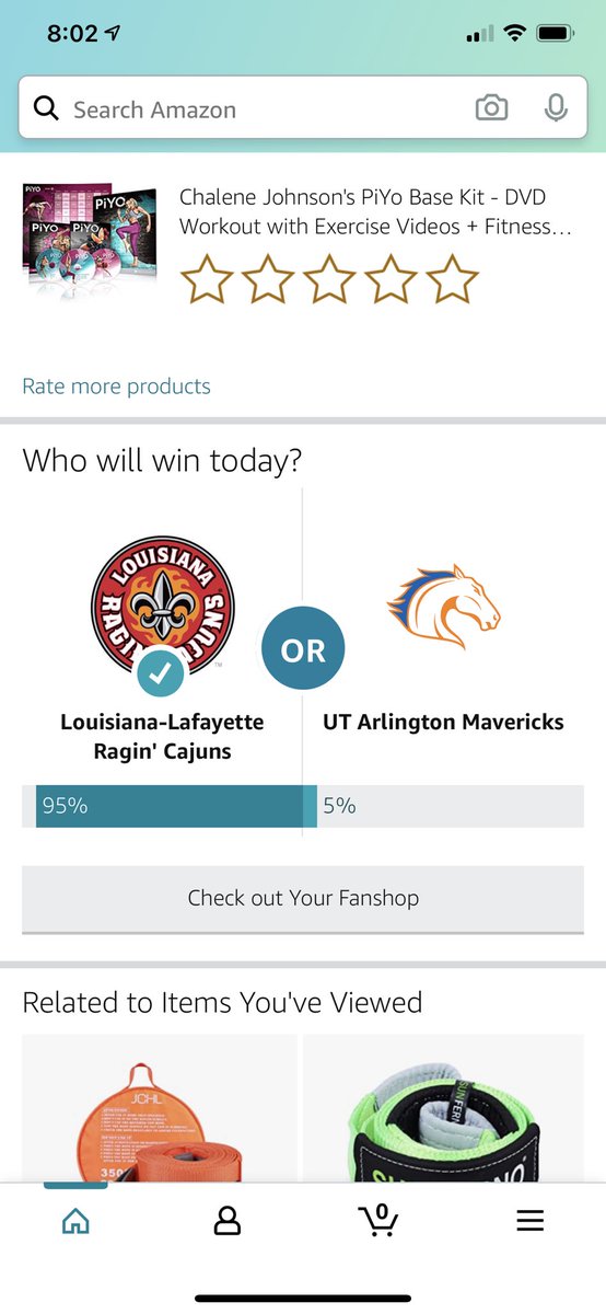 AustinSepeda01's tweet photo. Amazon knows... @RaginCajunsMBB https://t.co/tustvuYqB0