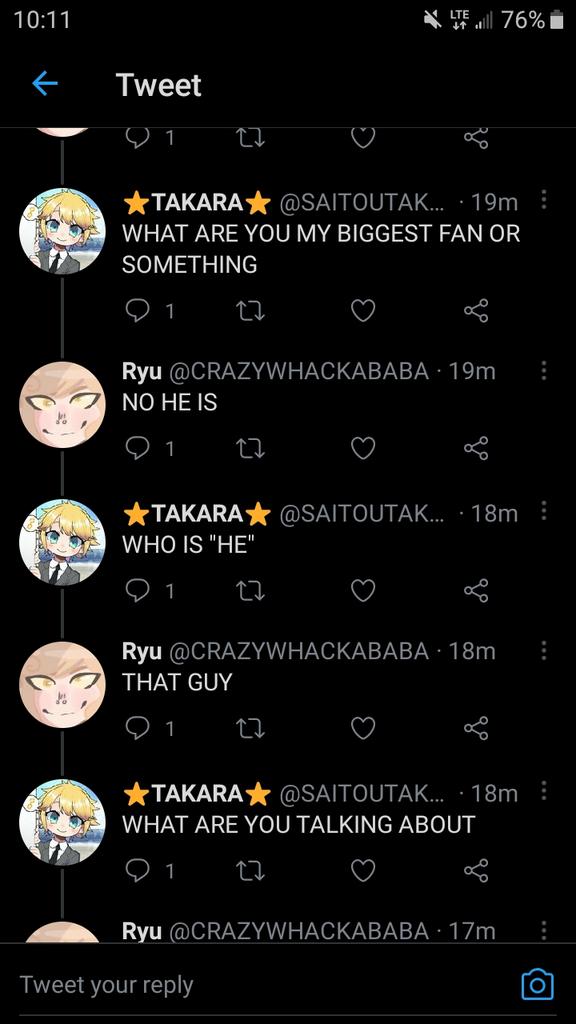 SAITOUTAKARA's tweet photo. @CRAZYWHACKABABA WHO ARE YOU TALKING ABOUT HERE https://t.co/PZSvbVX2T0
